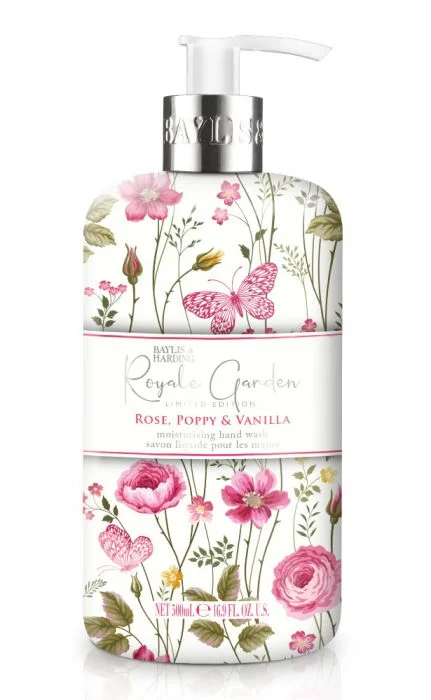 Baylis & Harding Royal Garden Rose. Poppy & Vanilla Hand Wash 500 ml v:3937950 Baylis & Harding Royal Garden Rose. Poppy & Vanilla Hand Wash 500 ml v:3937950
