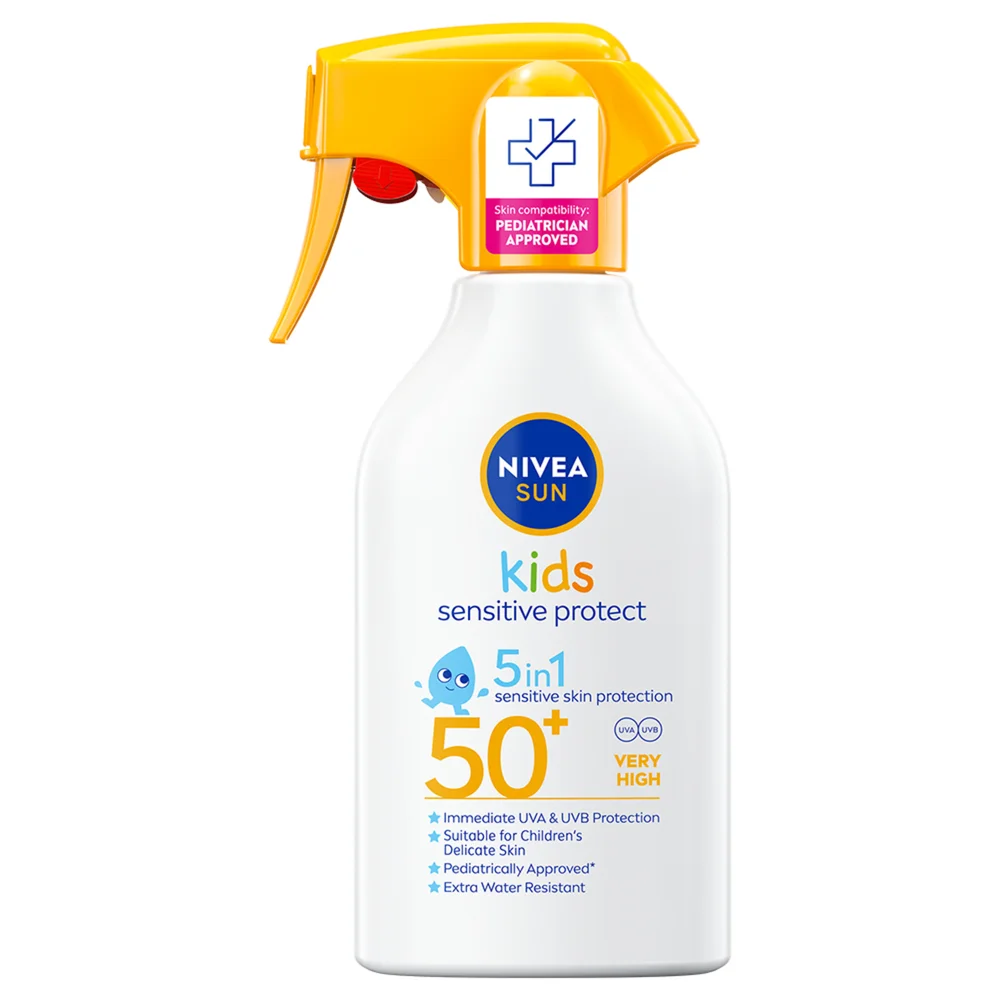 Nivea Solskydd Kids Sensitive Protect Trigger Spray SPF50+ 250 ml – NIVEA v:9765505 Nivea Solskydd Kids Sensitive Protect Trigger Spray SPF50+ 250 ml – NIVEA v:9765505