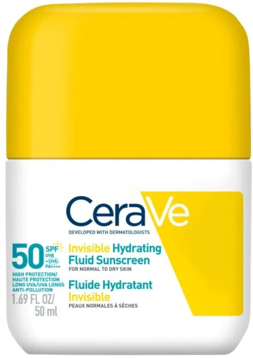 CeraVe Invisible Hydrating Fluid Sunscreen SPF50 50 ml v:9765467
