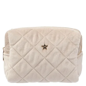 DARK Velvet Square Quilted Make-Up Pouch Small Dark Sand v:5980443 DARK Velvet Square Quilted Make-Up Pouch Small Dark Sand v:5980443