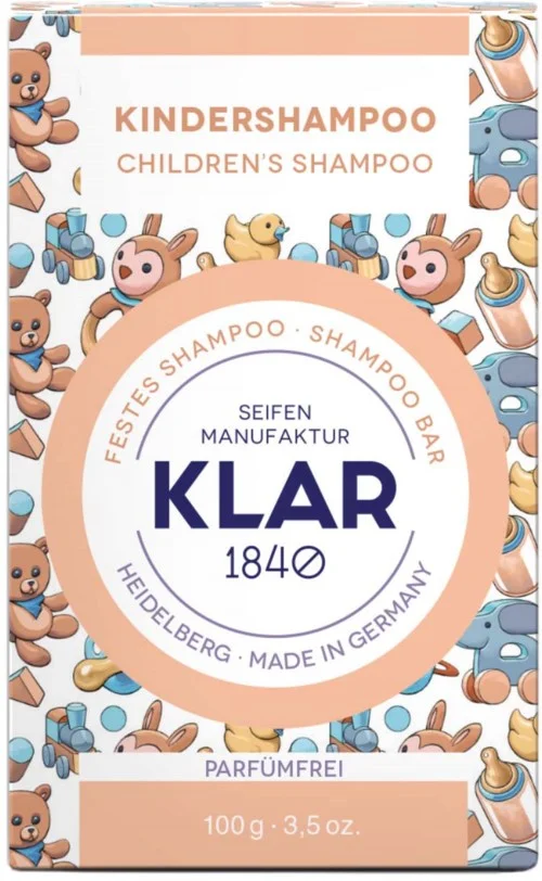 Klar Seifen Childrens Shampoo Bar – Fragrance Free 100 g v:8666971 Klar Seifen Childrens Shampoo Bar – Fragrance Free 100 g v:8666971