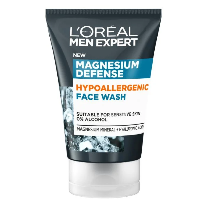 L'Oréal Paris Men Expert Magnesium Defense Hypoallergenic Face Wash 100 ml v:9666937 L'Oréal Paris Men Expert Magnesium Defense Hypoallergenic Face Wash 100 ml v:9666937