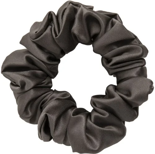 ByBarb Silk Hair Scrunchie Dark Grey v:5303448 ByBarb Silk Hair Scrunchie Dark Grey v:5303448
