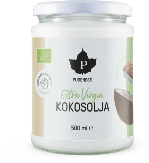 Pureness Jungfru kokosolja Eko 500 ml v:4011654 Pureness Jungfru kokosolja Eko 500 ml v:4011654