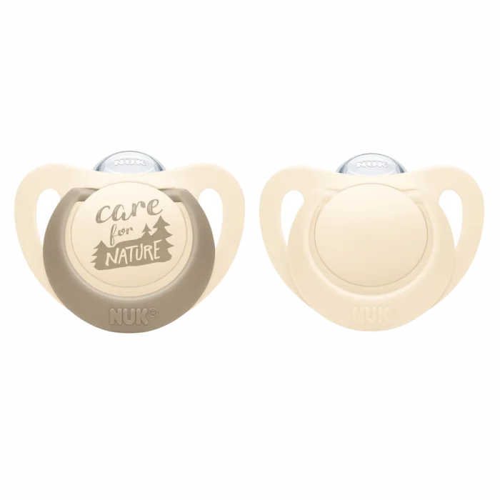 Pacifier NUK for Nature Silicon 6-18m Creme v:6307726