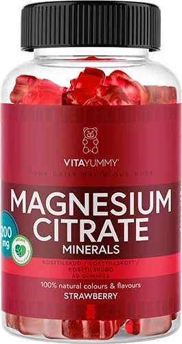VitaYummy Magnesium Citrate Strawberry 60 stk v:8173069 VitaYummy Magnesium Citrate Strawberry 60 stk v:8173069