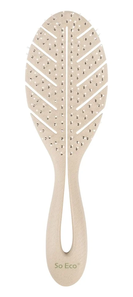 So Eco Biodegradable Detangling Leaf hårbørste v:8605146 So Eco Biodegradable Detangling Leaf hårbørste v:8605146