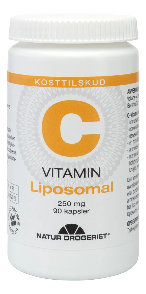 Natur-Drogeriet Liposomal C-vitamin – 90 kaps. v:4343332 Natur-Drogeriet Liposomal C-vitamin – 90 kaps. v:4343332