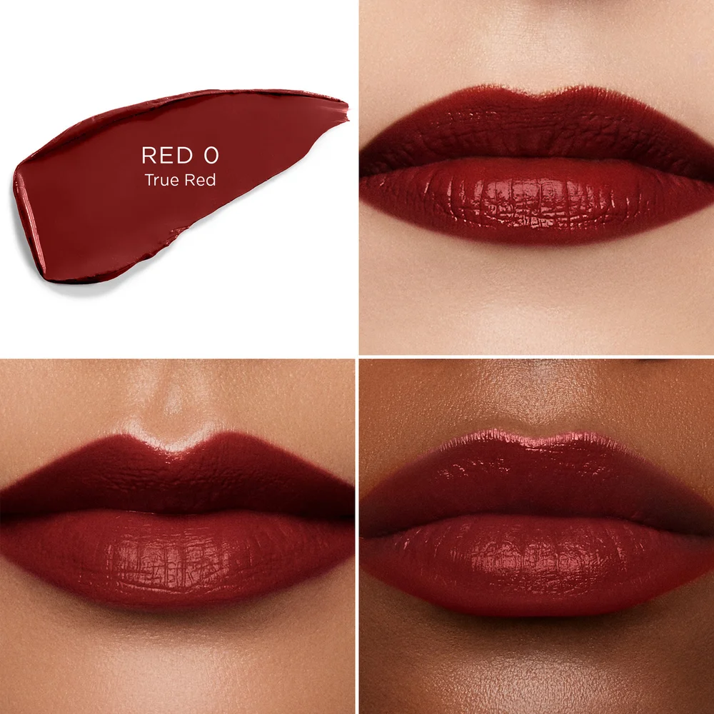 Unlocked Satin Crème Lipstick Red 0 - Hourglass v:8484032