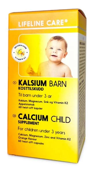 Lifeline Care Kalsium Barn - 60 stk. v:3194547