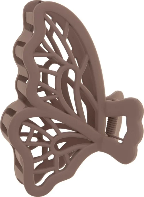 Dazzling Hair Clip Butterfly Beige v:1461052