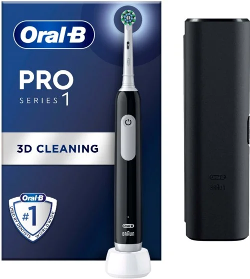 Oral B Pro Series 1 Electric Toothbrush Designed By Braun Black v:1326891