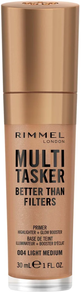 Rimmel Kind & Free Multi-Tasker Better Than Filters Face Primer Glow Booster and Highlighter 004 Light Medium v:2848369