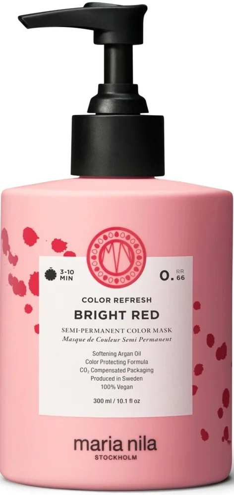 maria nila Colour Refresh Semi-Permanent Color Mask 0.66 Bright Red v:1647092
