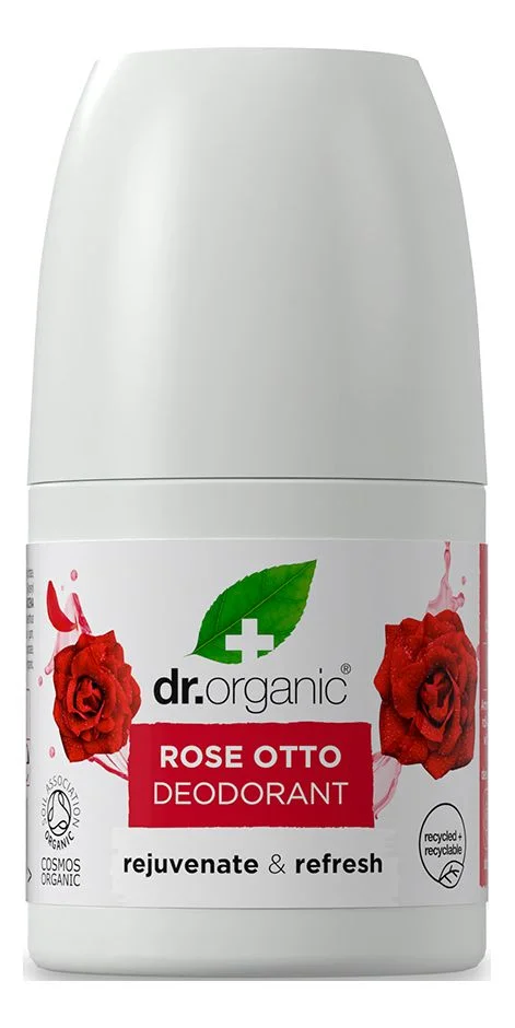 Dr.Organic Rose Otto Roll-On Deodorant - 50 ml v:4040819