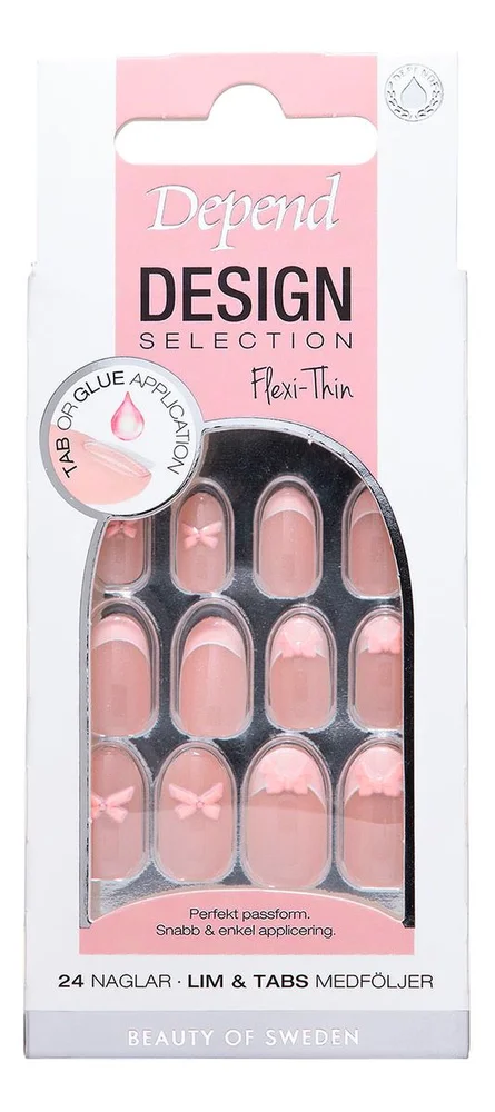 Depend Cosmetic Design Selection Pink Bow Oval – 1 stk. v:5290967 Depend Cosmetic Design Selection Pink Bow Oval – 1 stk. v:5290967