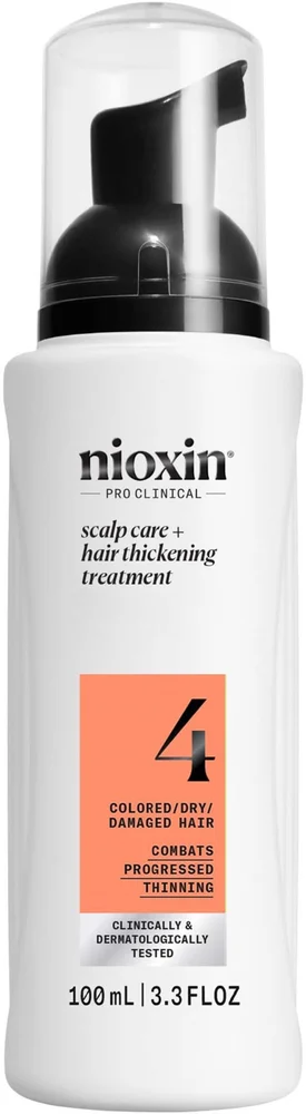 Nioxin System 4 Scalp Treatment for Colored Thinning Hair 100 ml v:3111001