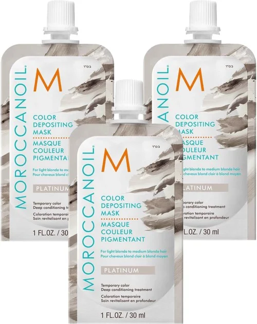 Moroccanoil Color Depositing Mask Platinum 30 ml x 3 v:1832368