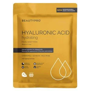 BeautyPro Hyaluronic Acid Gold Foil Mask 25ml v:4184287 BeautyPro Hyaluronic Acid Gold Foil Mask 25ml v:4184287