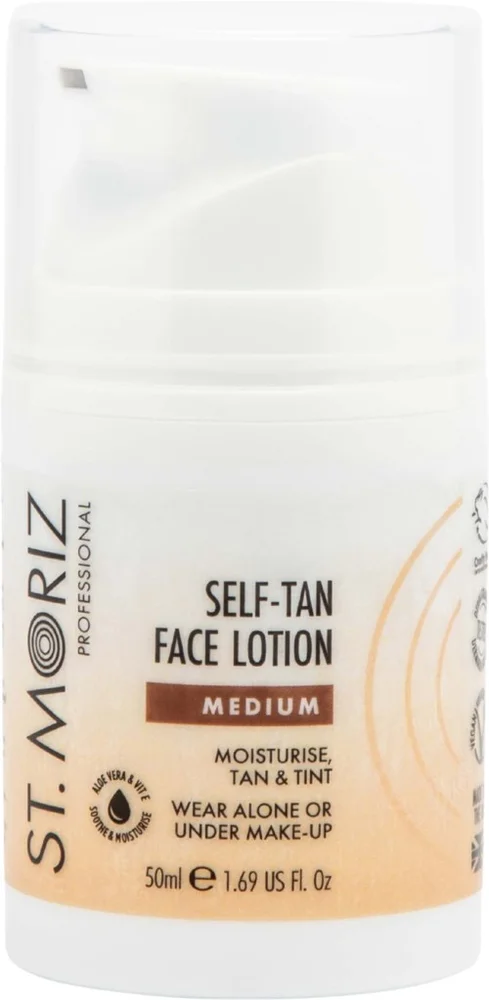St Moriz Pro Self-Tan Face Lotion Medium 50 ml v:4115865
