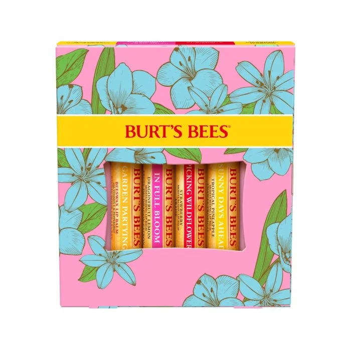 Burts Bees Lip Balm 4 Pack In Full Bloom v:9999860 Burts Bees Lip Balm 4 Pack In Full Bloom v:9999860