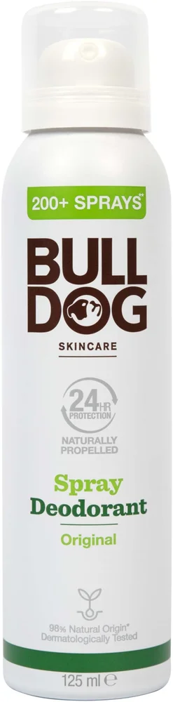 Bulldog Original Spray Deodorant 125 ml v:3622967 Bulldog Original Spray Deodorant 125 ml v:3622967