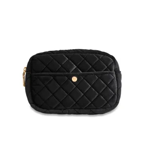 Fan Palm Beauty Bag Quilted Velvet Black Medium v:3872495 Fan Palm Beauty Bag Quilted Velvet Black Medium v:3872495