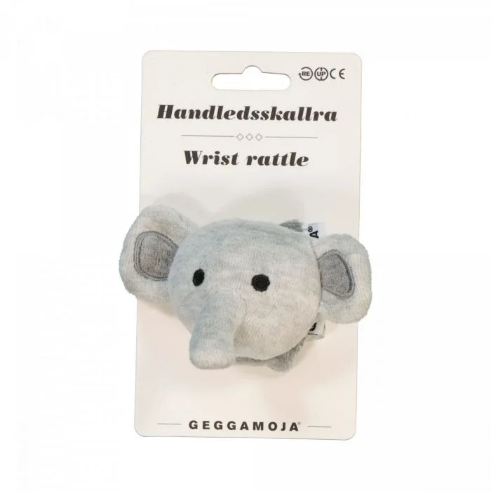Geggamoja Håndleddsrangle Grå Elefant One Size 1 stk v:5014831 Geggamoja Håndleddsrangle Grå Elefant One Size 1 stk v:5014831