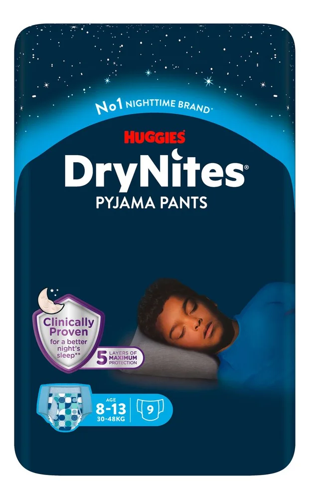 DryNites Gutt 8-13 år – 9 stk. v:7785811 DryNites Gutt 8-13 år – 9 stk. v:7785811