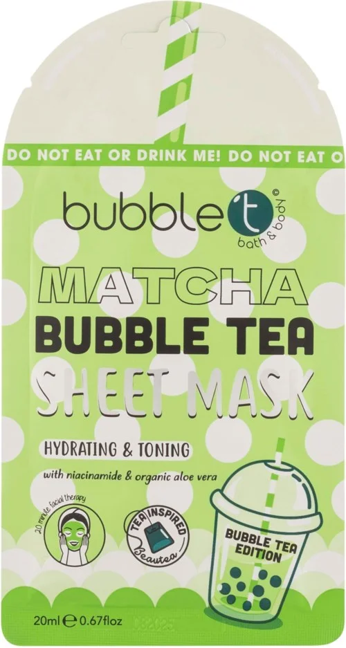 BubbleT Bubble Tea Sheet Mask Matcha v:8203079
