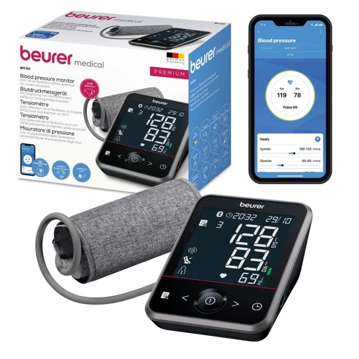 BM 64 Blodtrykksmåler for overarm med Bluetooth v:8727273 BM 64 Blodtrykksmåler for overarm med Bluetooth v:8727273