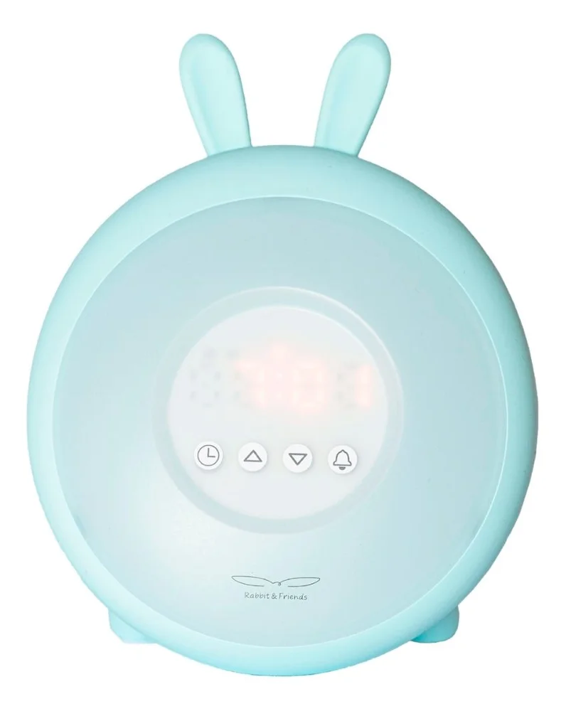 Rabbit & Friends Wakeup Lampe m. Vekkerklokke Blå – 1 stk. v:3475326