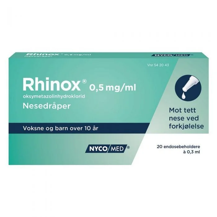 Rhinox nesedråper 0,5mg/ml – 20 endoser v:5052801
