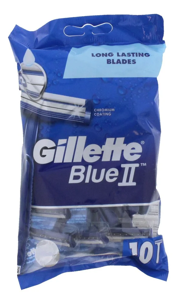 Gillette Blue II-engangshøvler – 10 stk. v:9175611 Gillette Blue II-engangshøvler – 10 stk. v:9175611