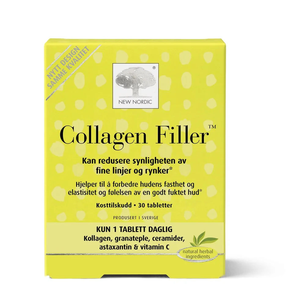 New Nordic Collagen Filler One-a-Day – 30 tabl. v:9403209 New Nordic Collagen Filler One-a-Day – 30 tabl. v:9403209