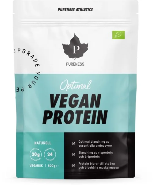Pureness Athletics Optimal Vegan Protein Ekologisk Naturell 600 g v:5984068 Pureness Athletics Optimal Vegan Protein Ekologisk Naturell 600 g v:5984068