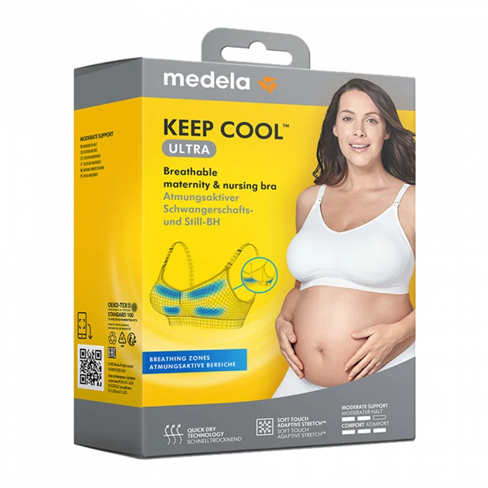 Medela Keep Cool Ultra-BH, hvit, L v:3586660 Medela Keep Cool Ultra-BH, hvit, L v:3586660