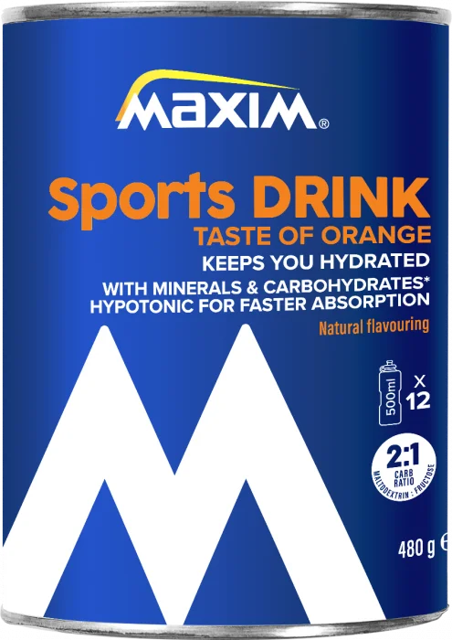 Maxim Sportsdrikk Appelsin 480 g v:7529466