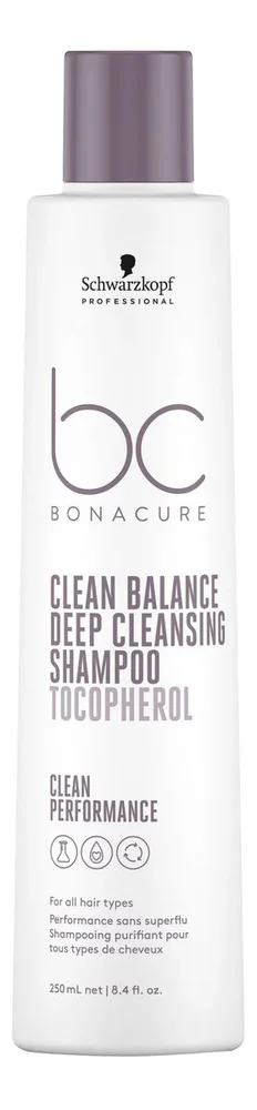 Schwarzkopf BC Clean Balance Deep Cleansing Shampoo - 250 ml. v:7829692