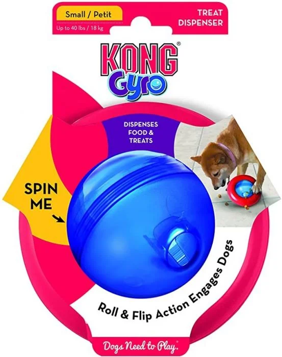 KONG Gyro Aktiveringsleke Hundeleke Rød S v:4146463 KONG Gyro Aktiveringsleke Hundeleke Rød S v:4146463