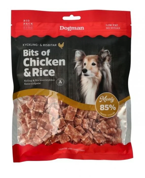 Dogman Bits of Chicken & Rice 250g v:6974033