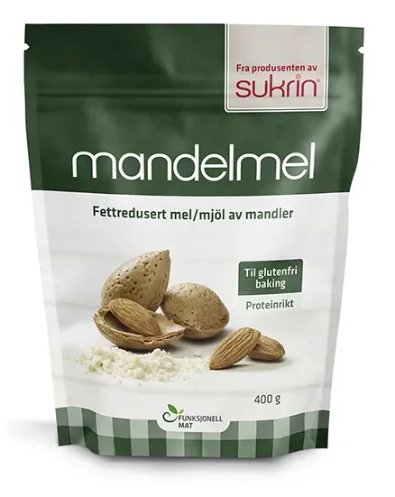 Sukrin Mandelmel 400 g v:4057860