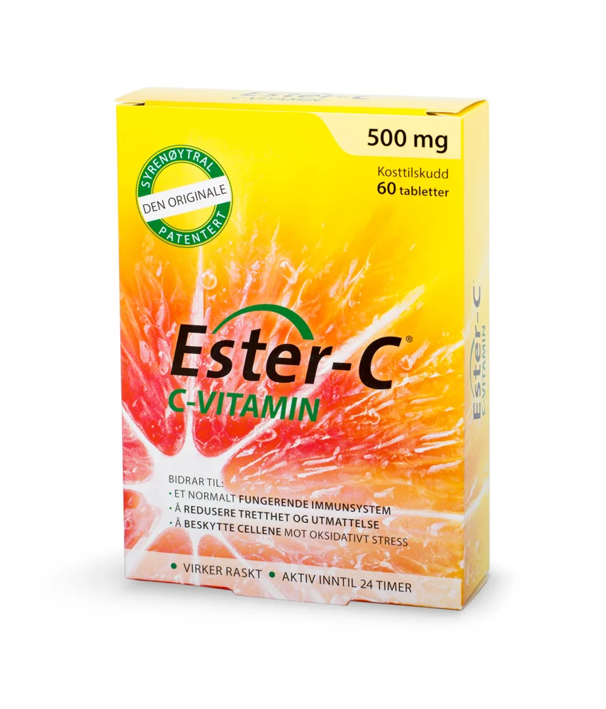 Ester-C 500 mg – Styrk immunforsvaret ditt v:1987400 Ester-C 500 mg – Styrk immunforsvaret ditt v:1987400