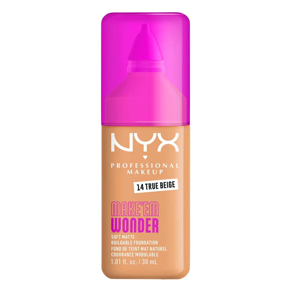 Make Em Wonder Foundation 14 True Beige - NYX PROFESSIONAL MAKEUP v:6788345