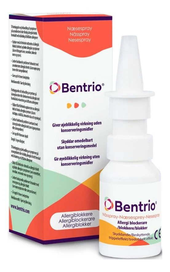 Bentrio Nesespray mot allergi – 20 ml. v:6651411 Bentrio Nesespray mot allergi – 20 ml. v:6651411