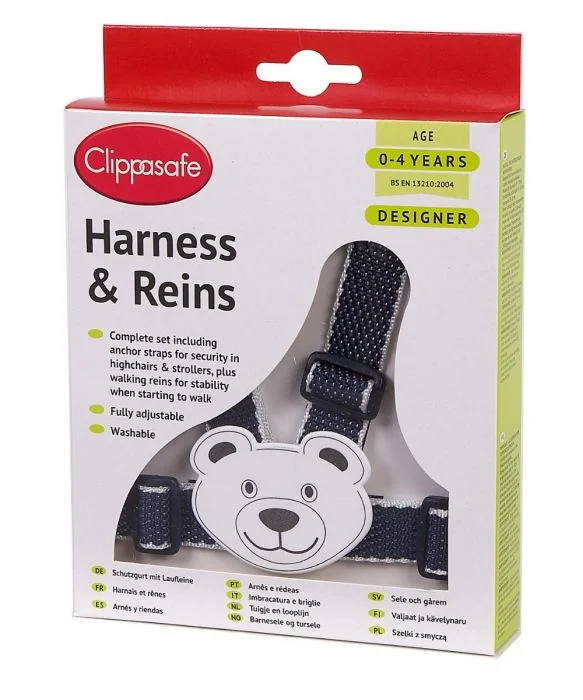 Clippasafe vogn- og leiesele teddy 1 stk v:7451861 Clippasafe vogn- og leiesele teddy 1 stk v:7451861
