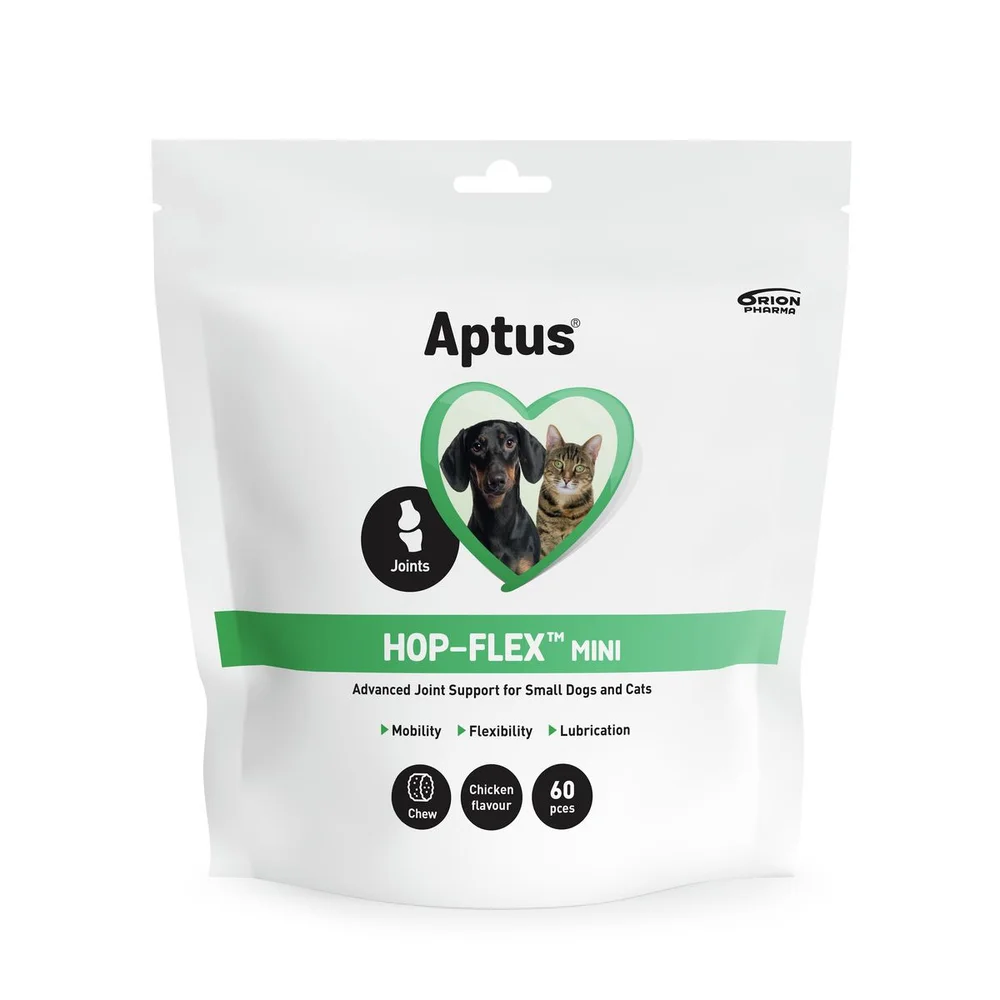 Aptus Hop-Flex Mini til hund/katt – 60 tabl. v:5911562 Aptus Hop-Flex Mini til hund/katt – 60 tabl. v:5911562