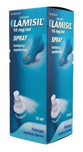 Lamisil 1% hudspray 15 ml v:8012541 Lamisil 1% hudspray 15 ml v:8012541