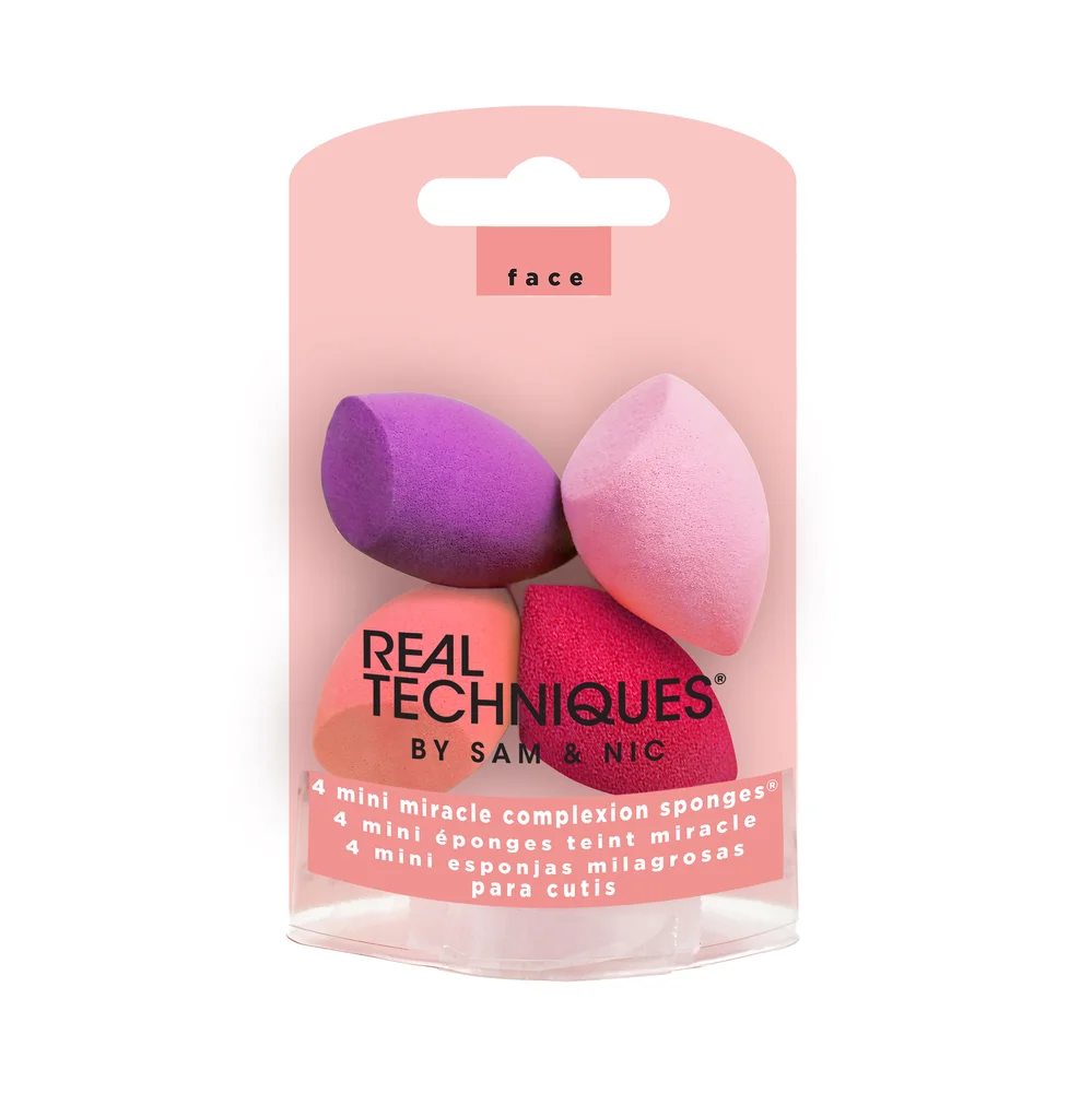 4 Mini Miracle Complexion Sponges - Real Techniques v:5963992