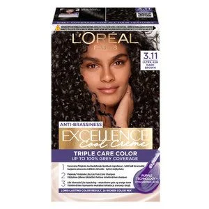 L’Oréal Paris Excellence Cool Creme 3.11 Ultra Ash Dark Brown v:6448275 L’Oréal Paris Excellence Cool Creme 3.11 Ultra Ash Dark Brown v:6448275